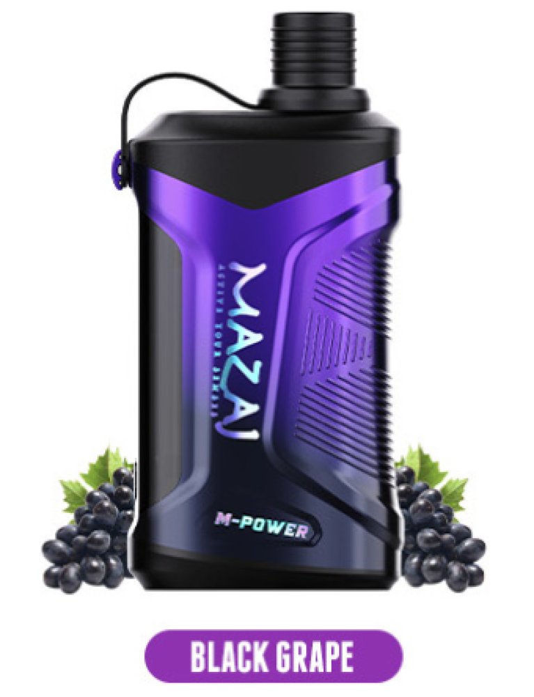 شيشة مزاج 20000 سحبة عنب اسود Mazaj Shisha 20000 PUFFS BLACK GRAPE