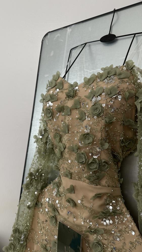 فستان سهره تل ورود خرز ترتر بطانه باربي