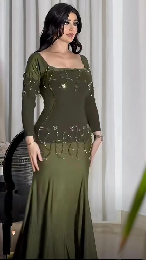 فستان سهره باربي تطريز يدوي يدوي