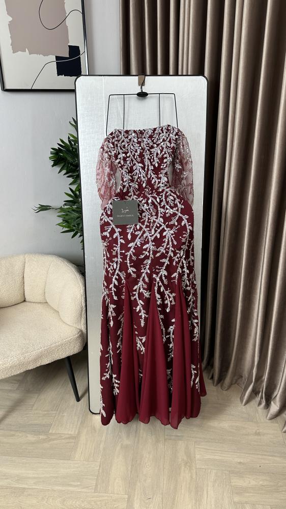 فستان سهره تل خرز ترتر  بطانه باربي