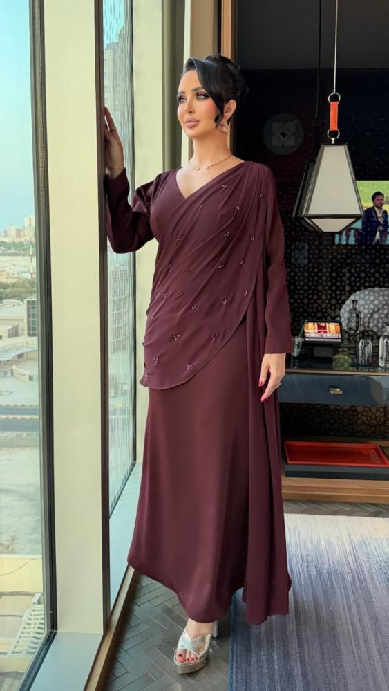 فستان سهره باربي جورجيت تطريز يدوي