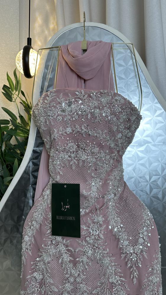 فستان سهره تل خرز بطانه باربي