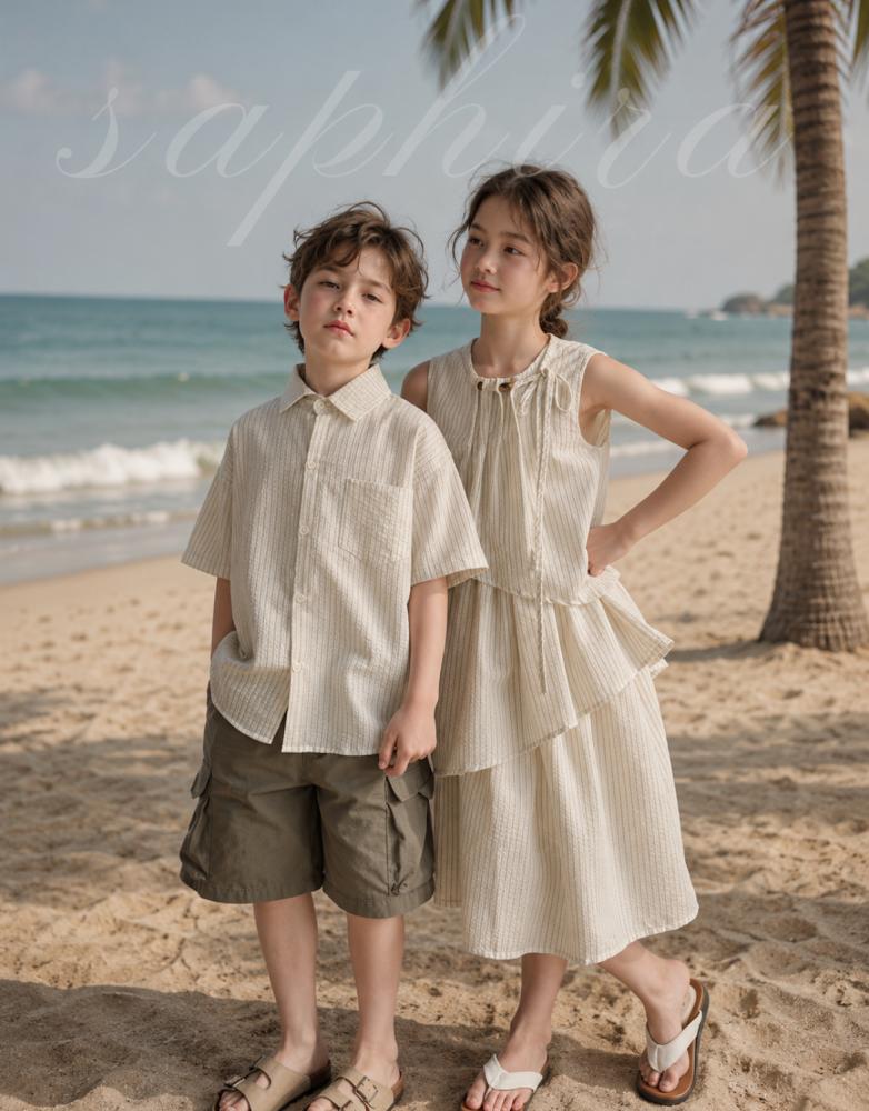 Men/Boys Beach set shirt and short