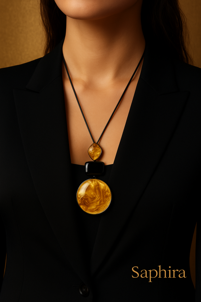 Circles Long Necklace