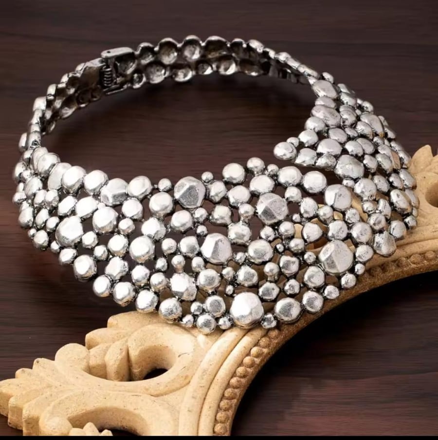 Sculptural Statement Necklace