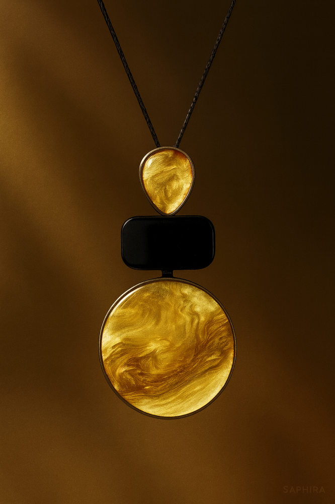 Circles Long Necklace