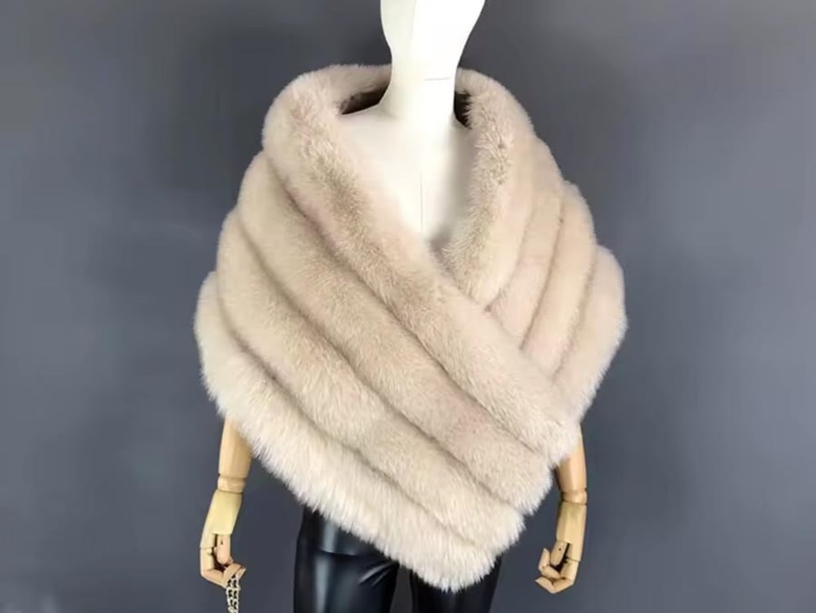 Real Fox Scarf