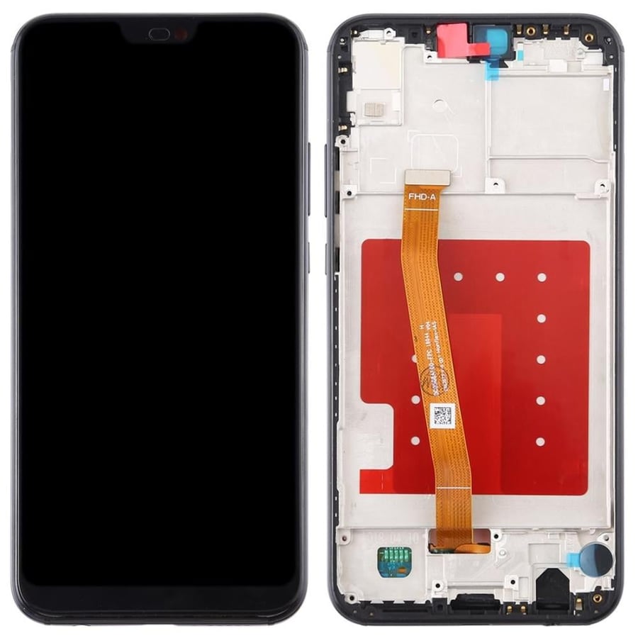 شاشة LCD ومحول رقمي كامل التجميع بإطار لهاتف Huawei P20 Lite / Nova 3e