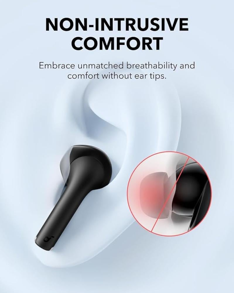 Soundcore K20i Bluetooth headphones from Anker – pure sound, long-lasting battery, comfortable for daily use - Sky