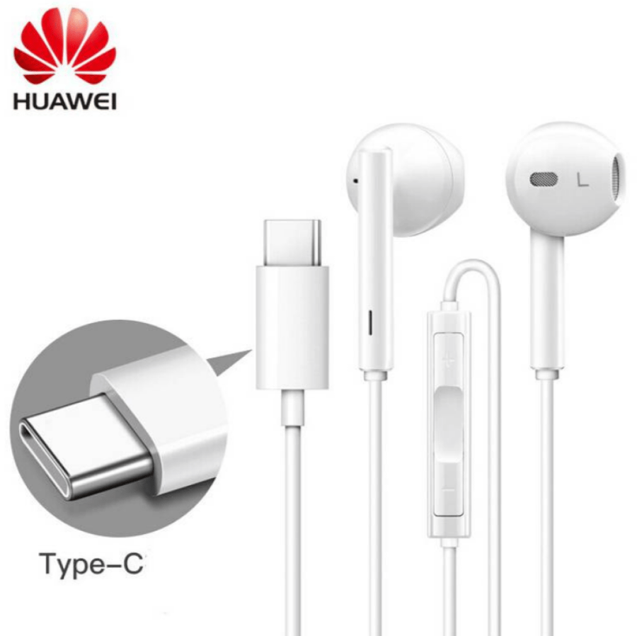 سماعة سلكية أصلية من شركة (ِهواوي - HUAWEI) - منفذ السماعة تايب سي - TYPE C -
