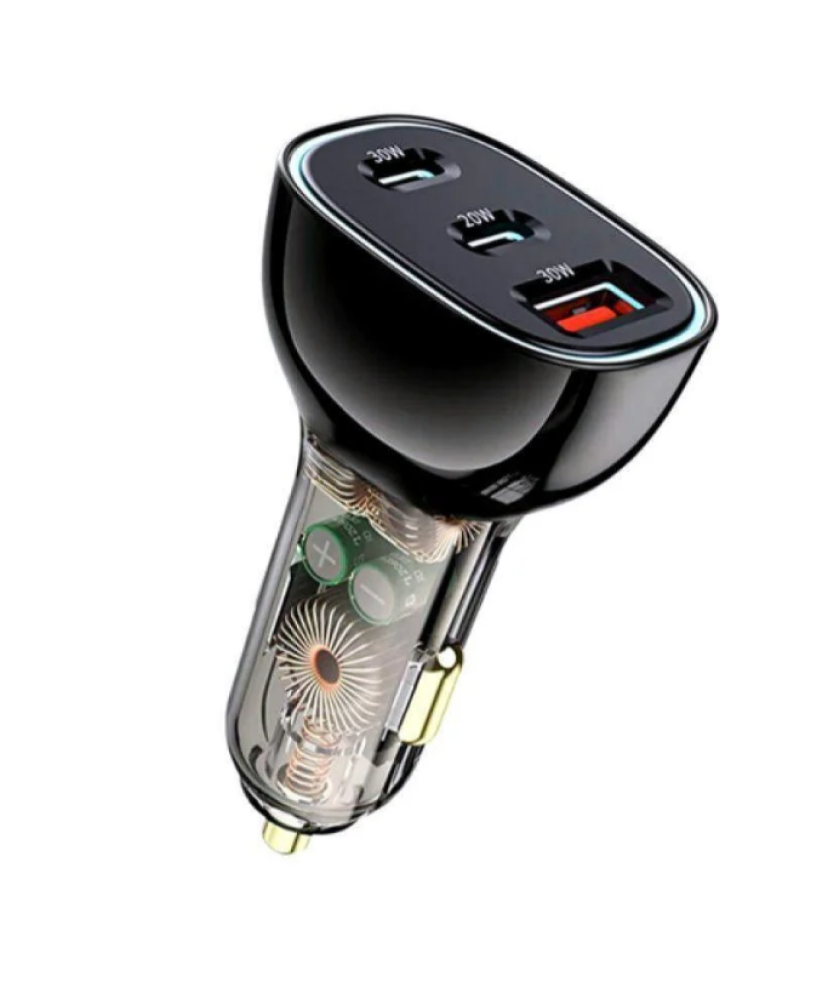 Car fuse from Vida, three ports, 68 watts, two-year warranty
