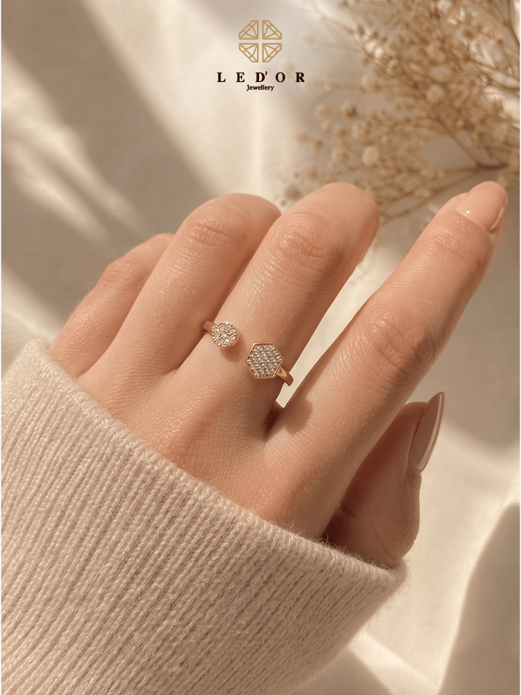 خاتم ذهب للبس اليومي18k