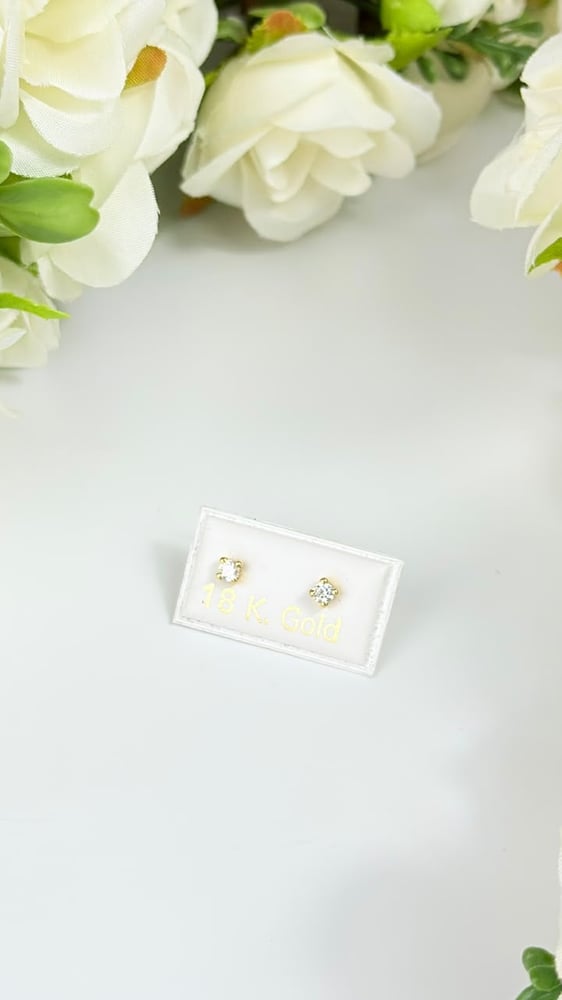 حلق ذهب طبي 18k