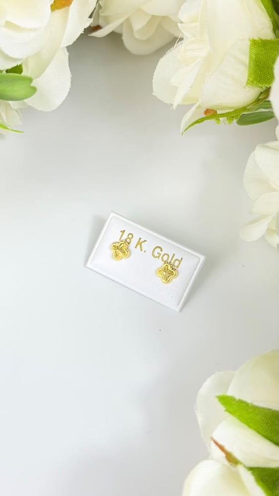 حلق ذهب طبي 18k