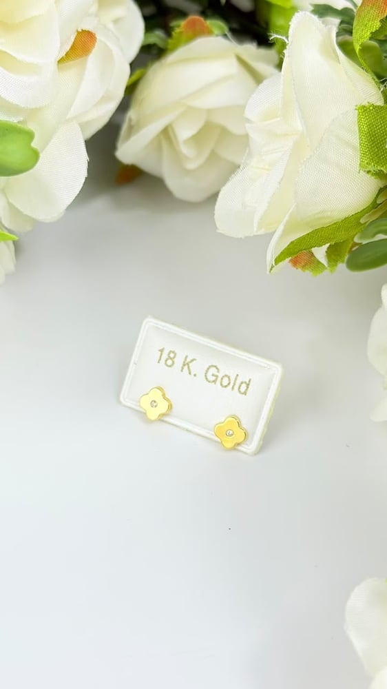 حلق ذهب طبي 18k