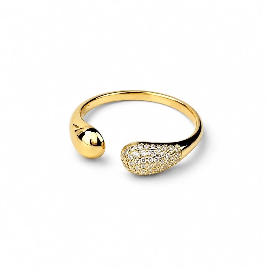 خاتم ذهب تصميم ايطالي 18k