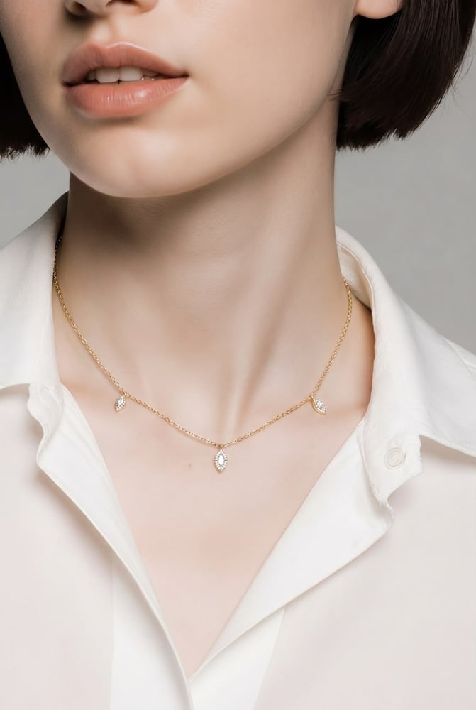 سلسال يومي تشوكر18k