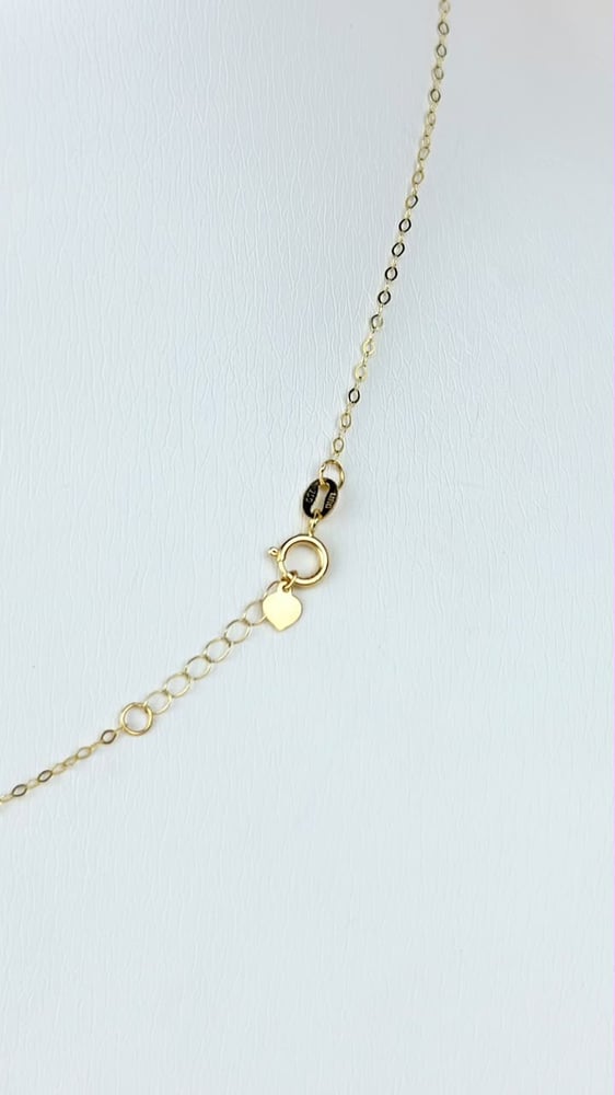 عقد ذهب تصميم heart Italy 18k