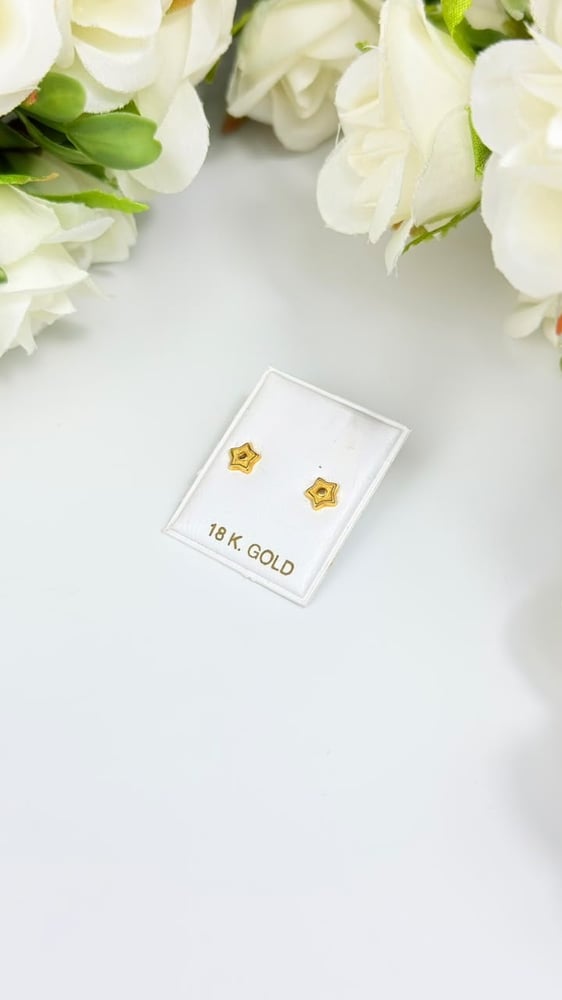 حلق ذهب طبي 18k