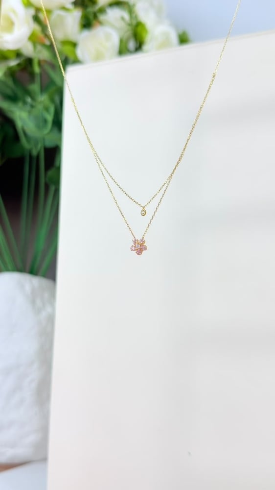 عقد ذهب دورين18k