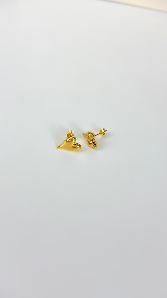 حلق ذهب تصميم ايطالي18k