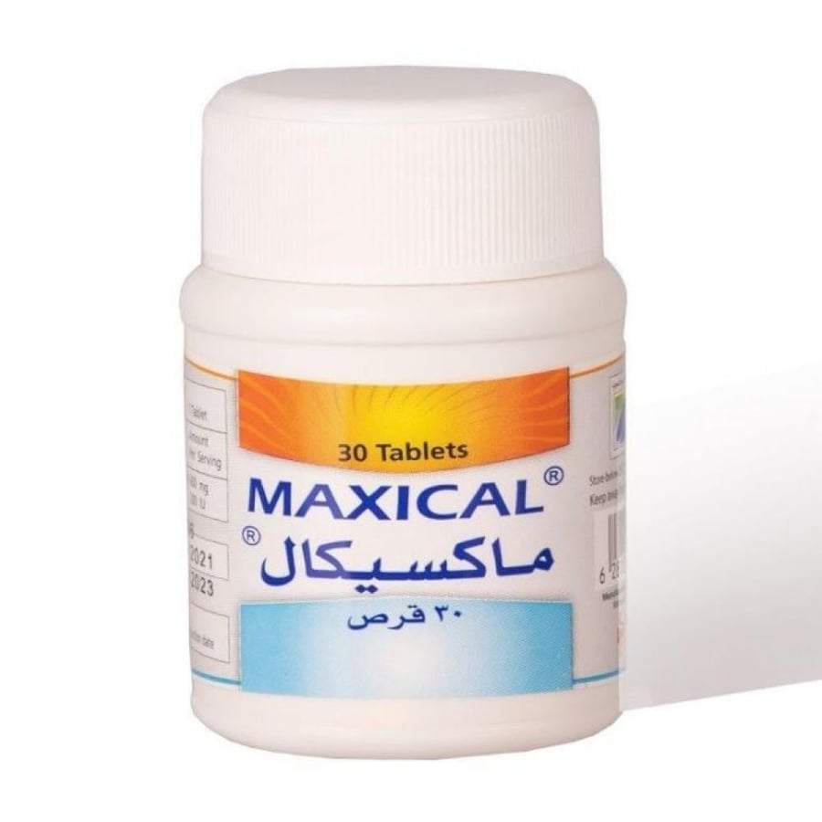 Maxical Plain Calcium 600mg tablets 30