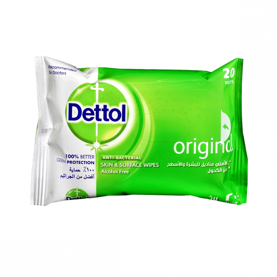 Dettol Original Antibacterial Wipe 20