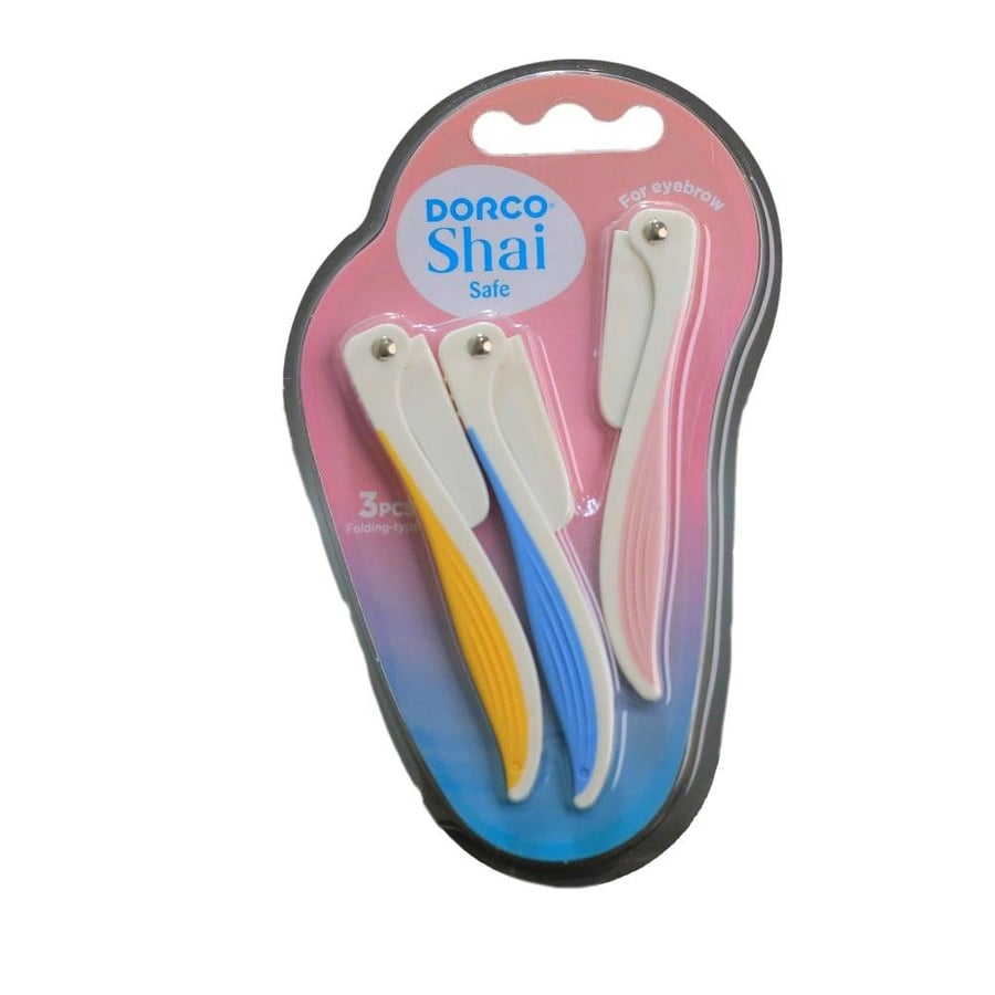 Dorco Safe Eyebrow Razor 3Pcs