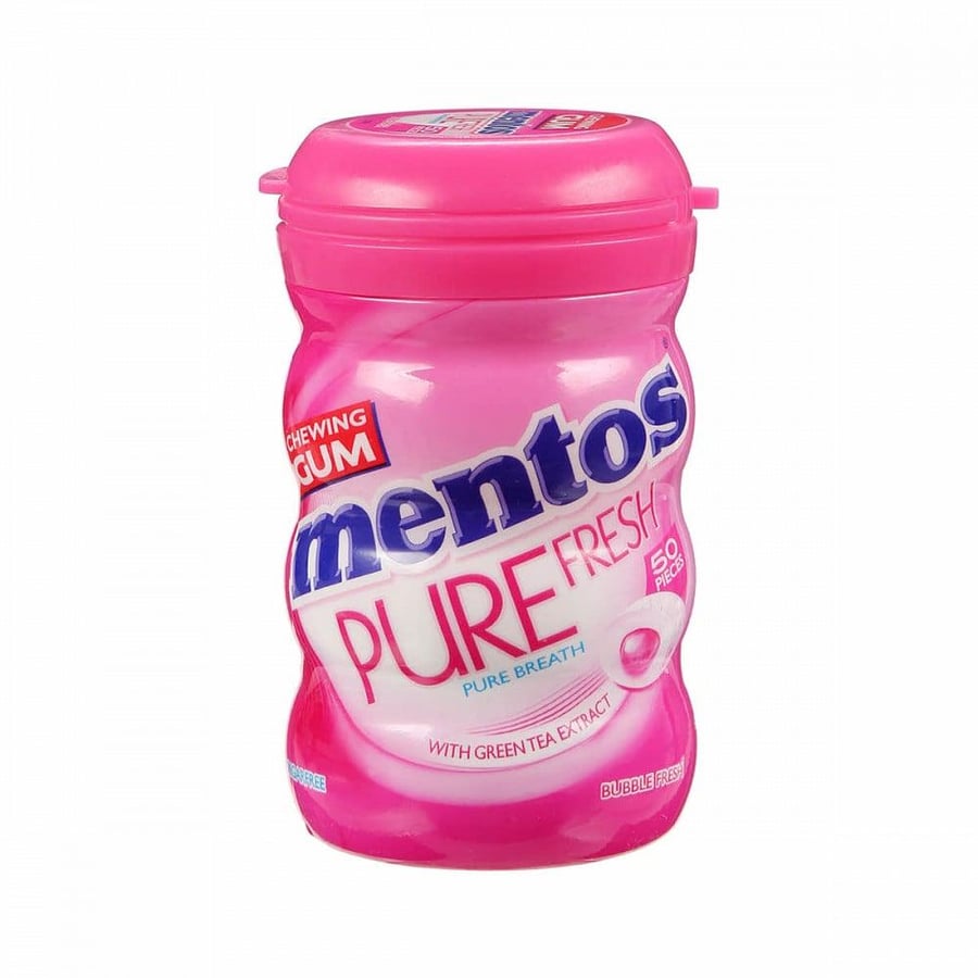Mentos Pure Fresh Bubble Chewing Gum 50