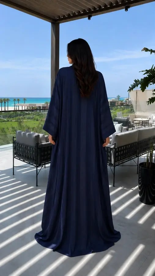 عباية فيرتيكال | Vertical Stripes Abaya