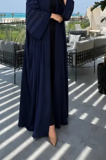 عباية فيرتيكال | Vertical Stripes Abaya