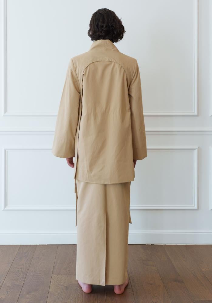 Shr 3 Blazer with removable back - Biege