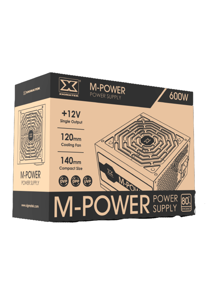 مزود الطاقة Xigmatek 600W