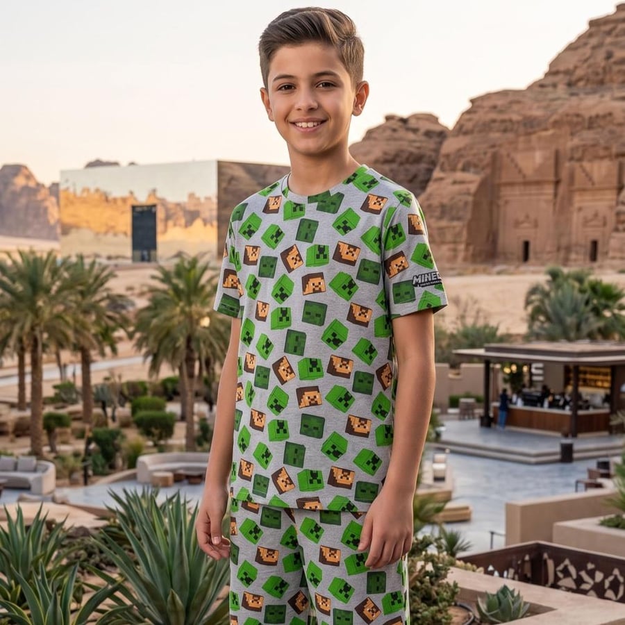 طقم "بيكسل جرافيك" الصيفي