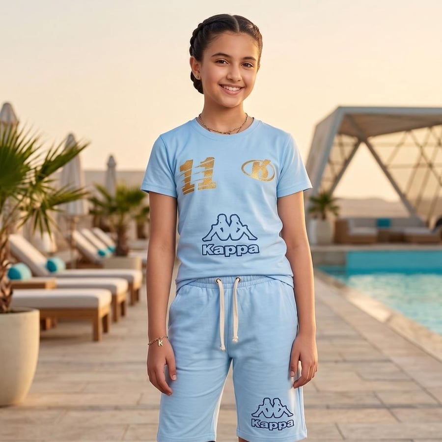 طقم صيفي كاجوال بتصميم رياضي