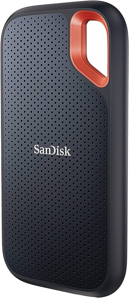 هارد خارجي سانديسك اكستريم SSD سعه 4 تيرا بايت منفذ USB 3.2