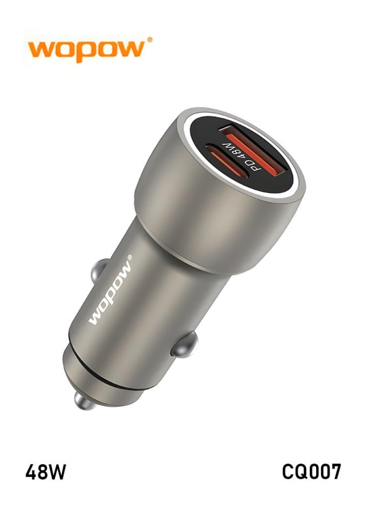 wopow CAR CHARGER 48W CQ007 - الخلية الذكية