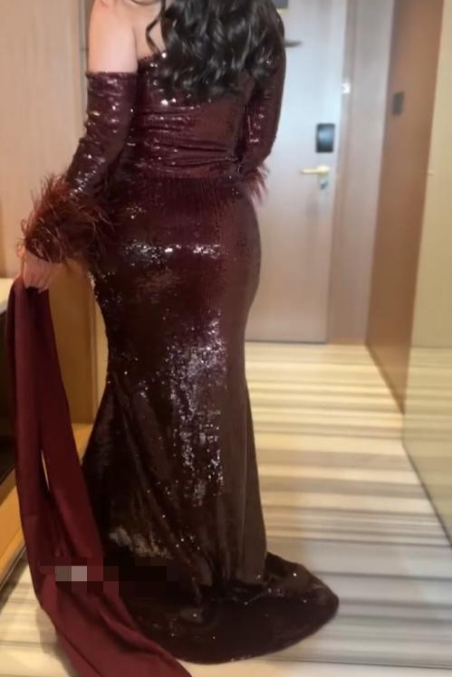 فستان سهره برغندي