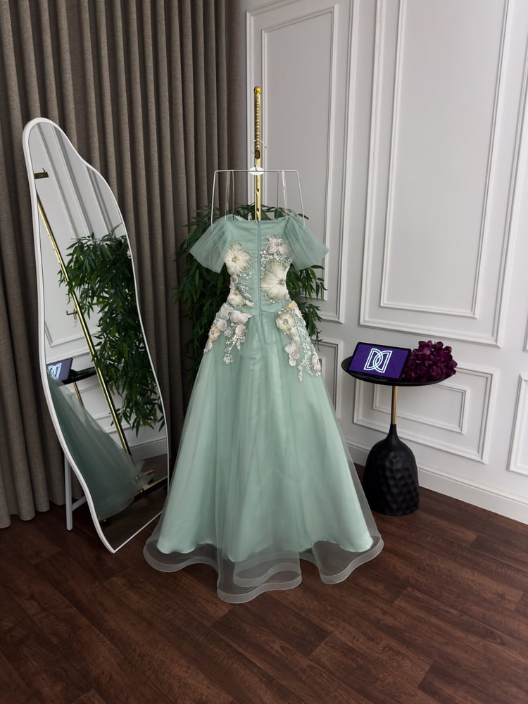 فستان سهرة تيفاني تل  طويل للمناسبات والأعراس متجر مولين