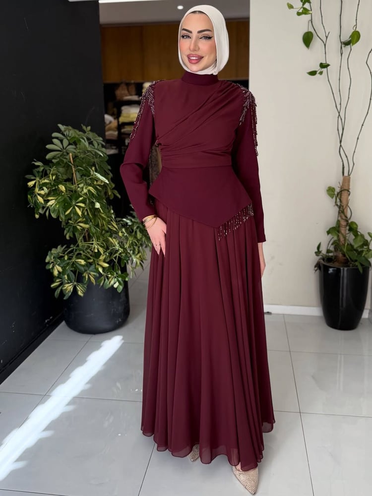 فستان سهره عودي