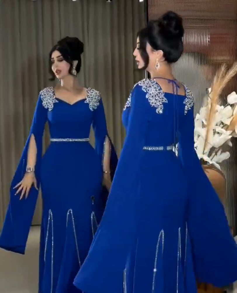 فستان سهره ازرق