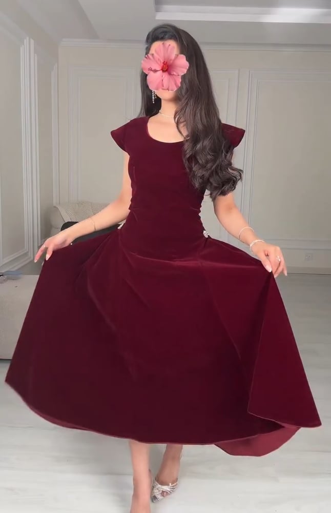 فستان سهره دم الغزال