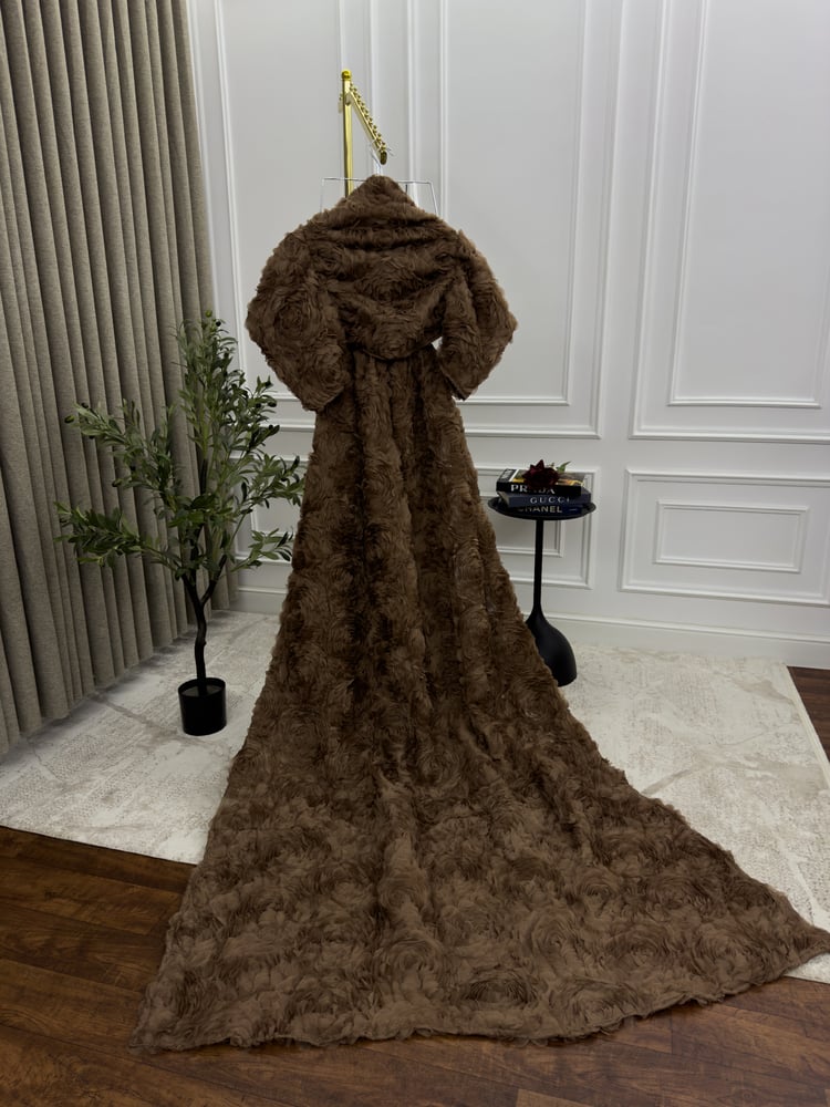 فستان سهره بني