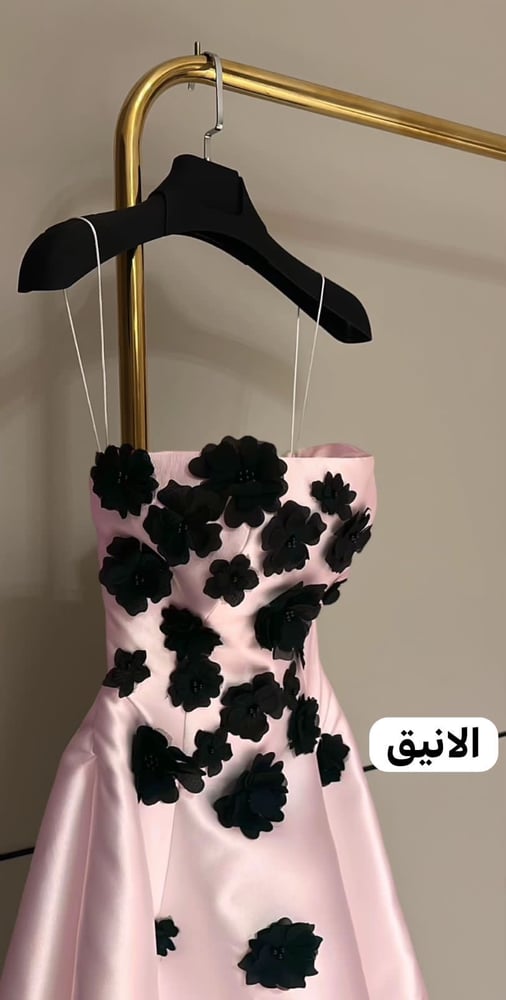 فستان سهره وردي ورد