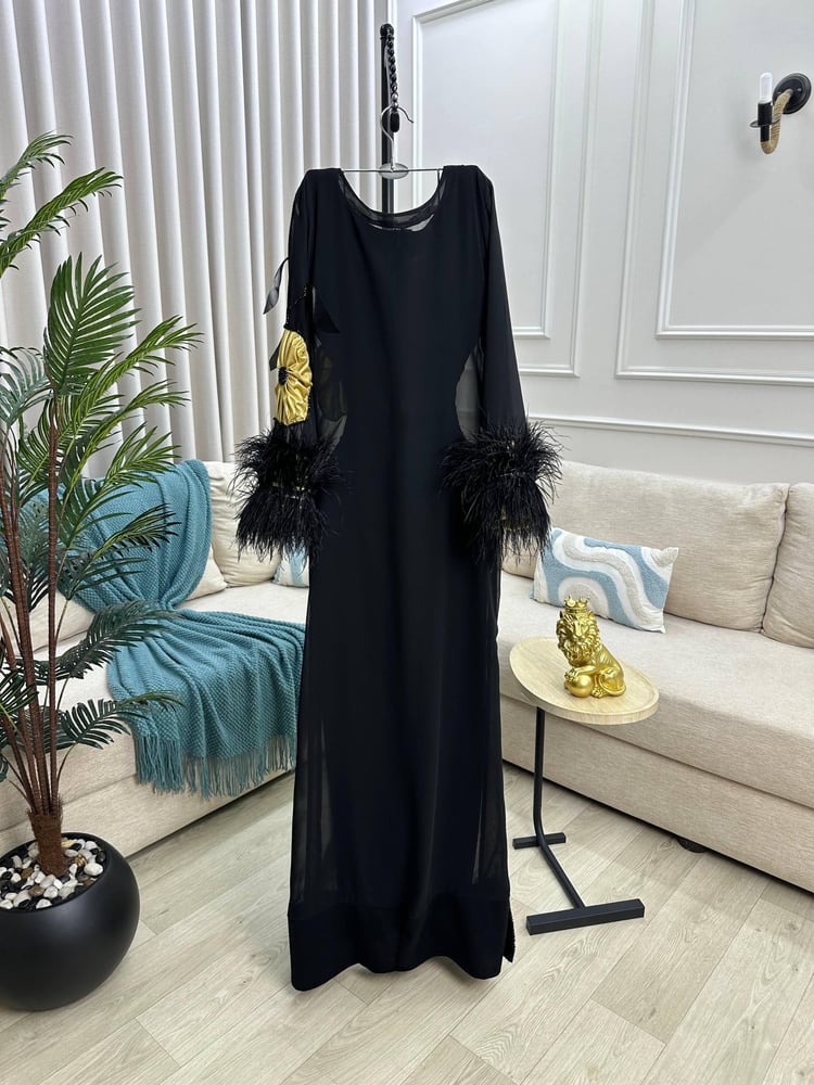 Black evening dress