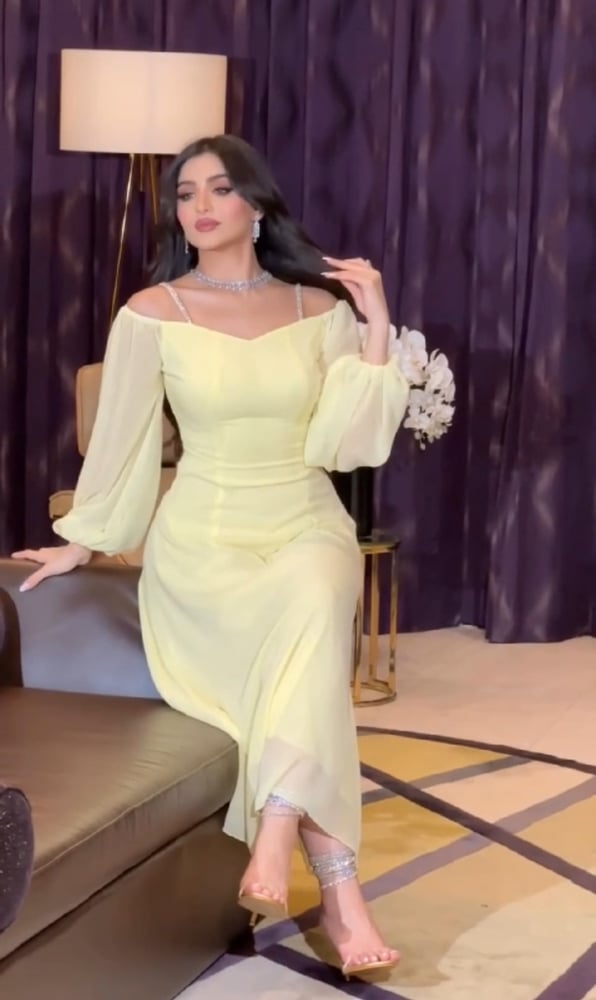 فستان سهره اصفر