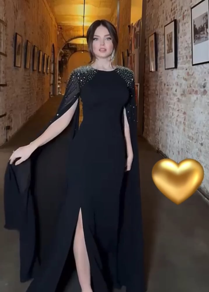فستان سهره اسود ملكي