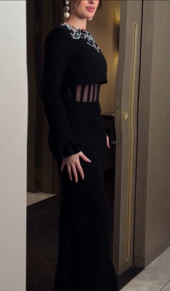 فستان سهره اسود باربي