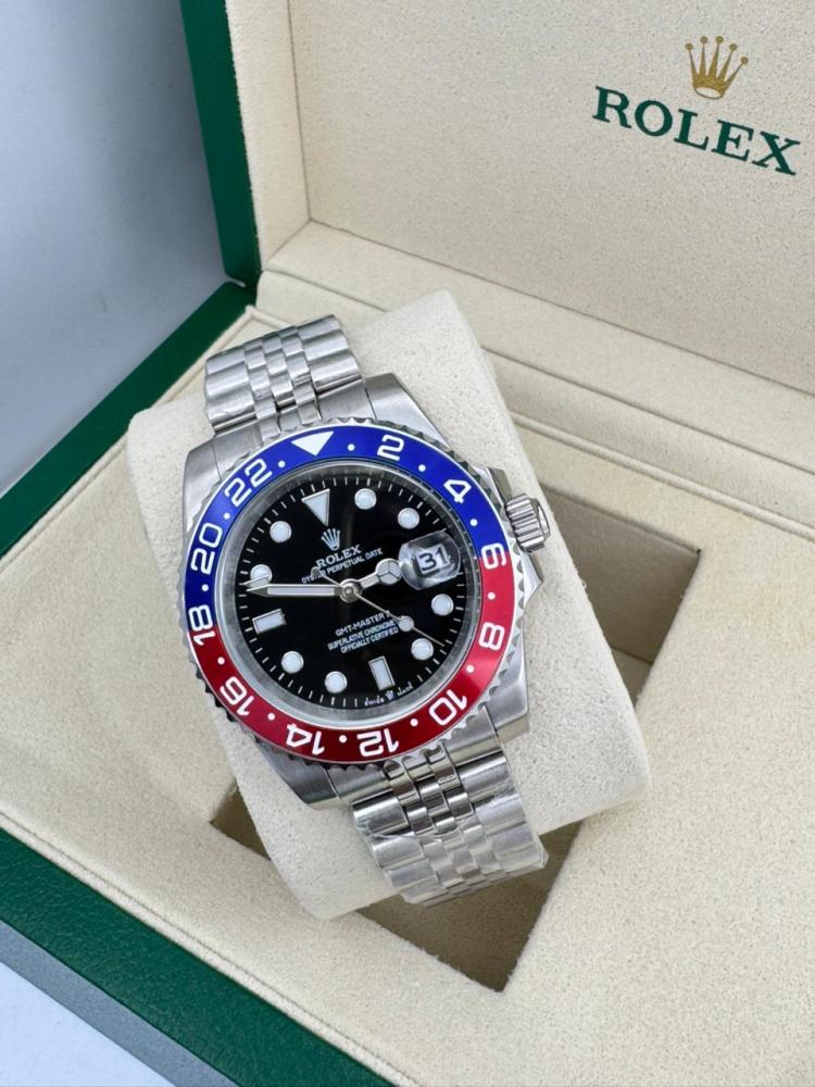 Men's Rolex watch – GMT design blue red