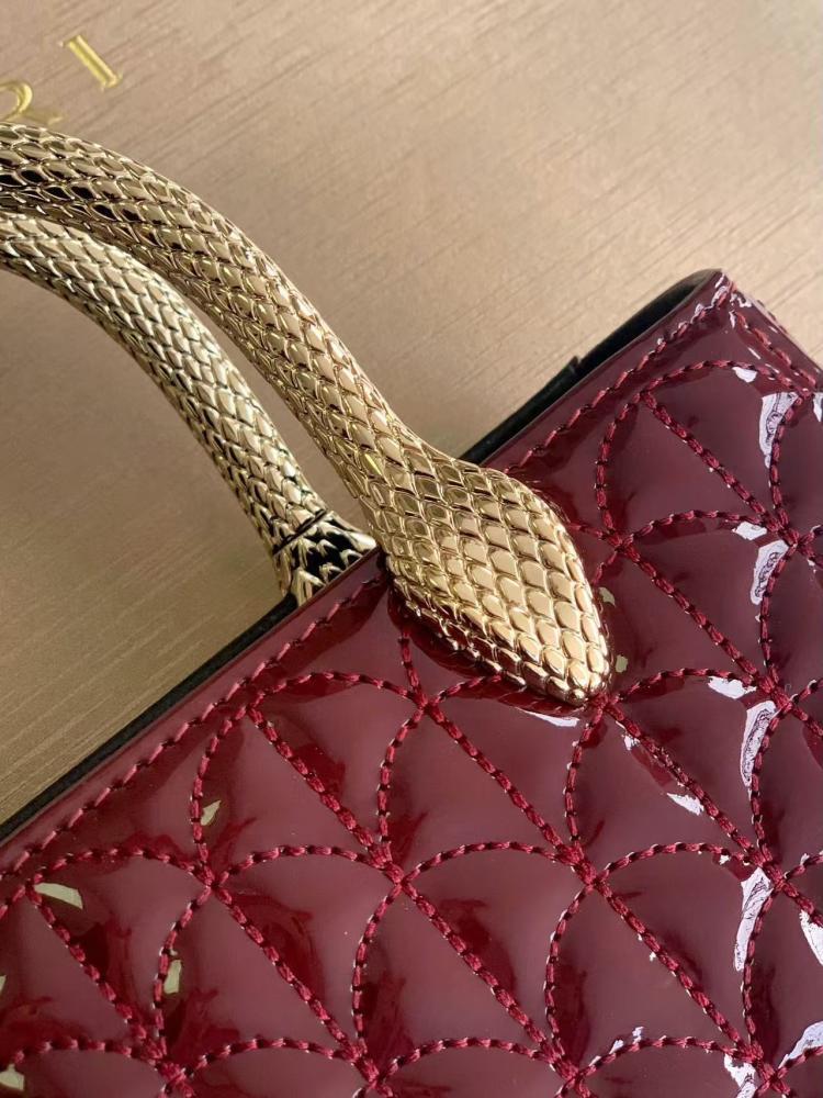 شنطة بولغاري SERPENTINE DUO TOP HANDLE مقاس 21.5cm